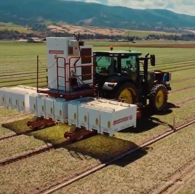 Laser-Powered Weed Removal